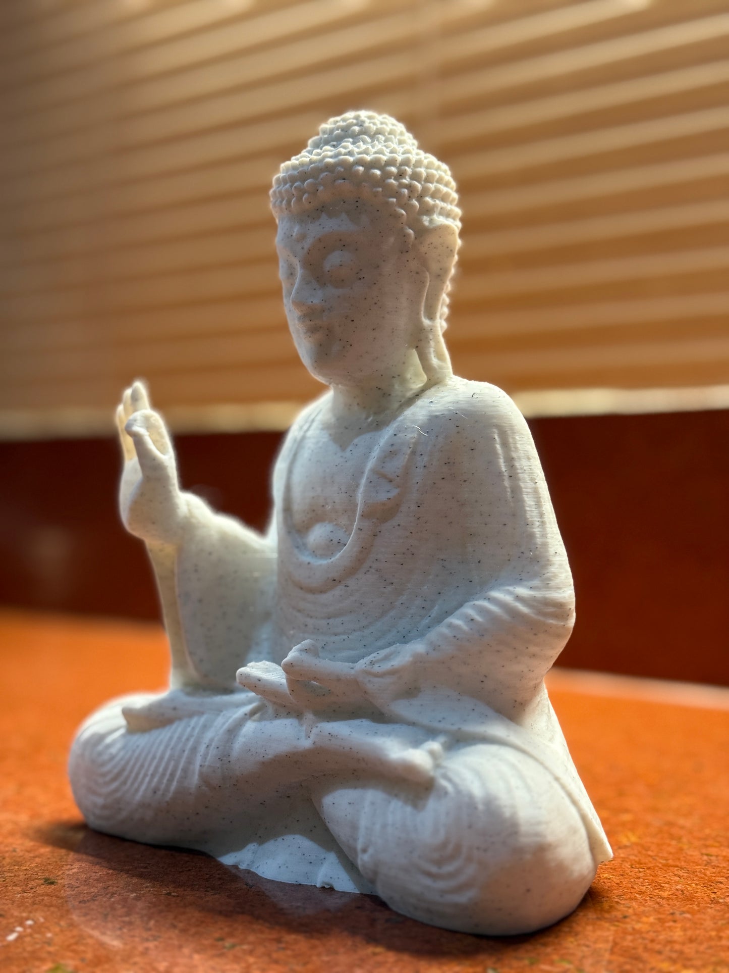3D Printed Buddha Statue | White Buddha | Hexentrix 3D