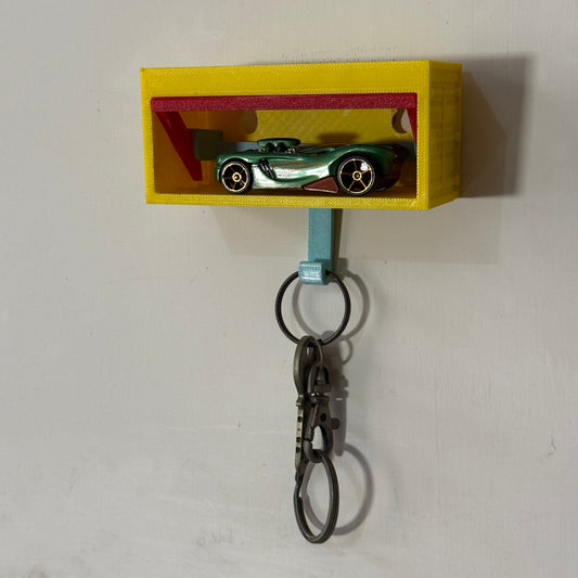 3D Printed Hot Wheels / Matchbox Garage Key holder | Hexentrix 3D