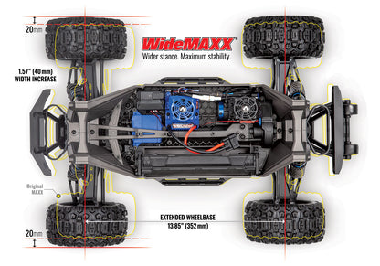 Traxxas 1/10 Maxx WideMaxx 4s 4WD Truck RED 89086-4 (2026)