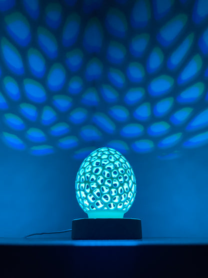 3D Printed Multi-Colored LED Tea Light Lamp + Remote | Hexentrix 3D