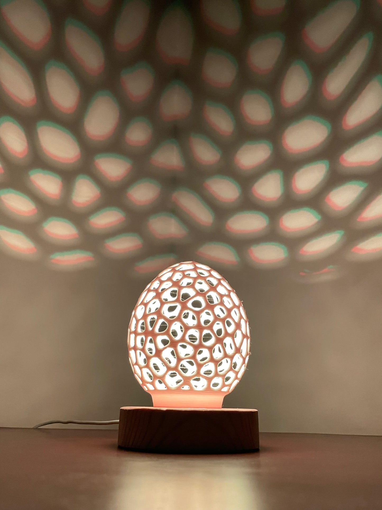 3D Printed Multi-Colored LED Tea Light Lamp + Remote | Hexentrix 3D