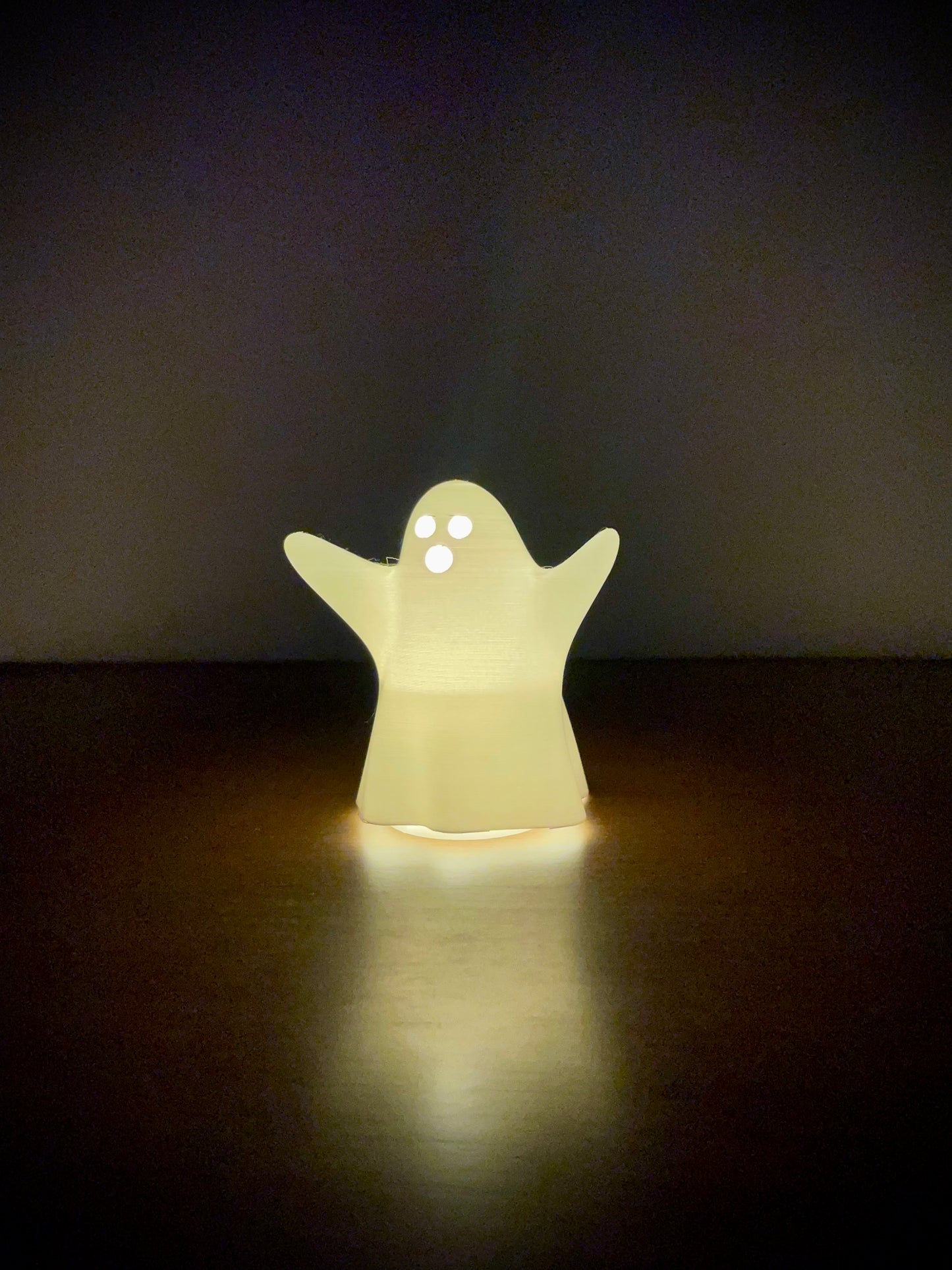 3D Printed Ghost Tea Light Lamp | RGB LED LAMP (with remote) | Hexentrix 3D