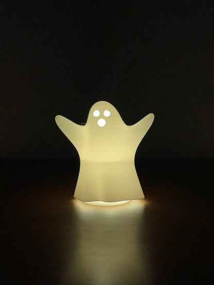 3D Printed Ghost Tea Light Lamp | RGB LED LAMP (with remote) | Hexentrix 3D