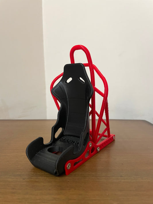 3D Printed Racing Car Seat Phone Stand | Phone Holder | Hexentrix 3D