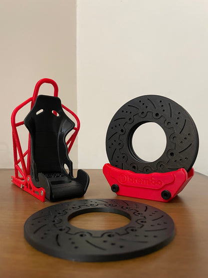 3D Printed Phone Holder + Coaster Set Combo | Hexentrix 3D