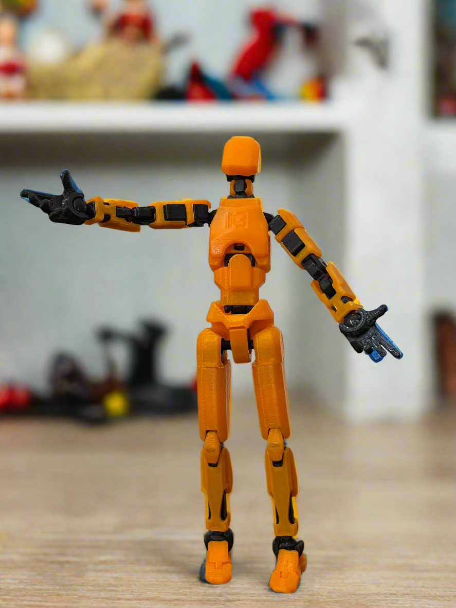 3D Printed Action Figure Dummy | DIY Assembly Kit | Hexentrix 3D