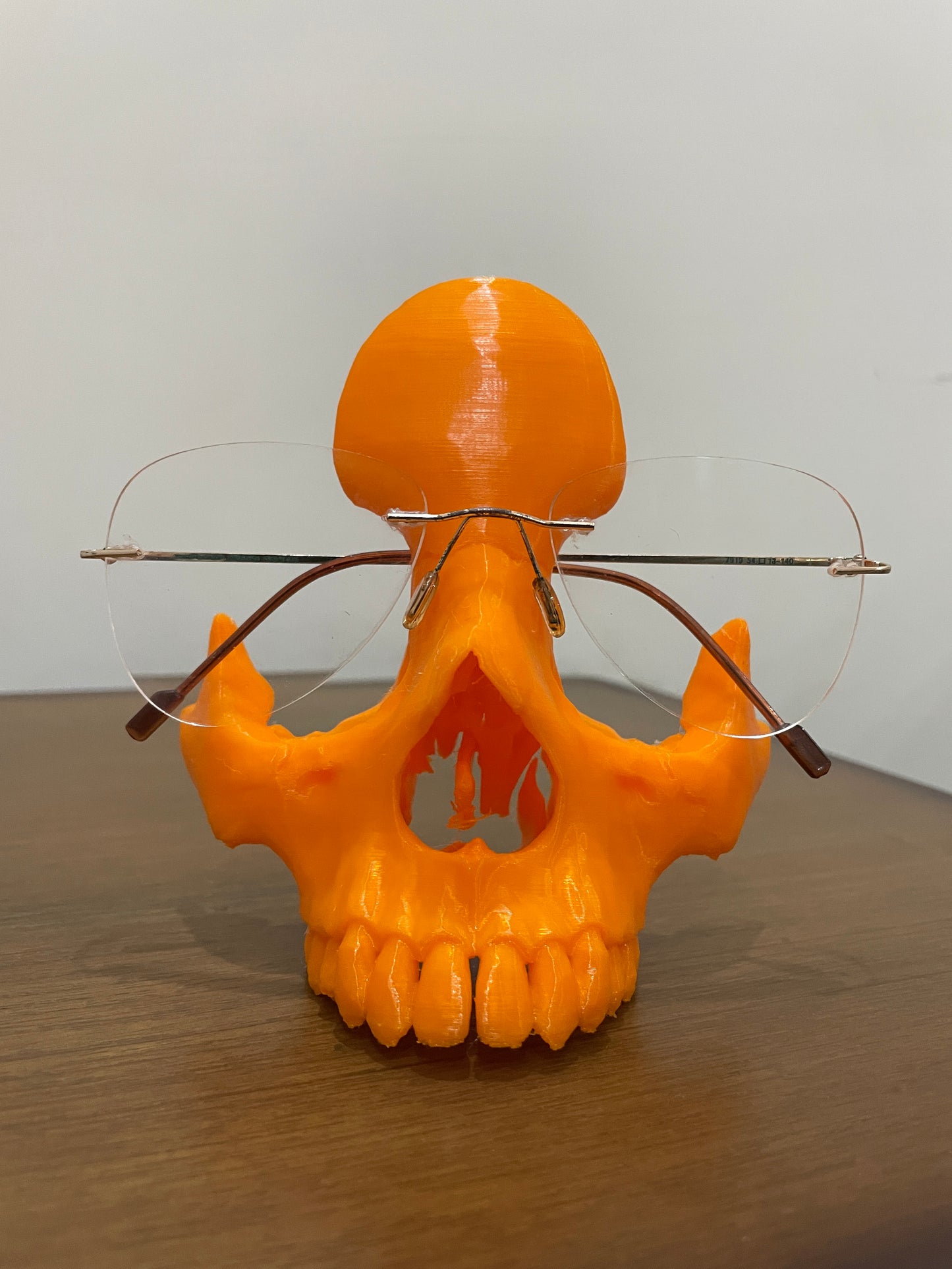 3D Printed Skull Eyeglass Holder | Eyeglass Stand | Hexentrix 3D