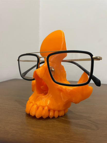 3D Printed Skull Eyeglass Holder | Eyeglass Stand | Hexentrix 3D