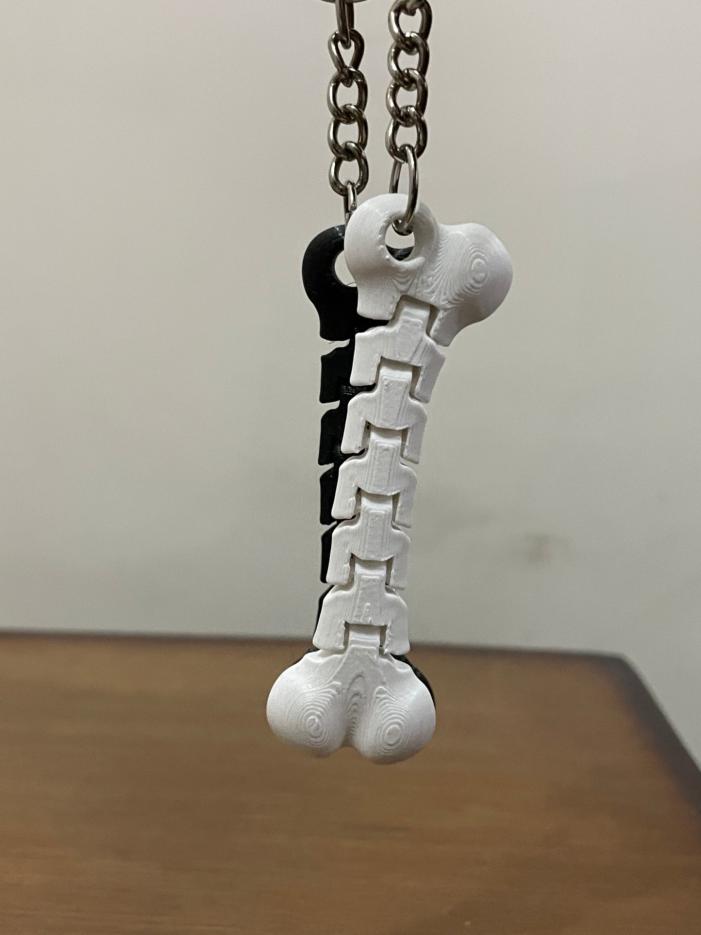 3D Printed Articulation Dog Bone Keychain | (Set of 2) | Hexentrix 3D