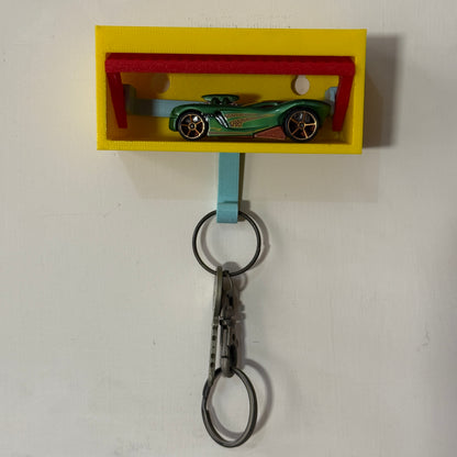 3D Printed Hot Wheels / Matchbox Garage Key holder | Hexentrix 3D