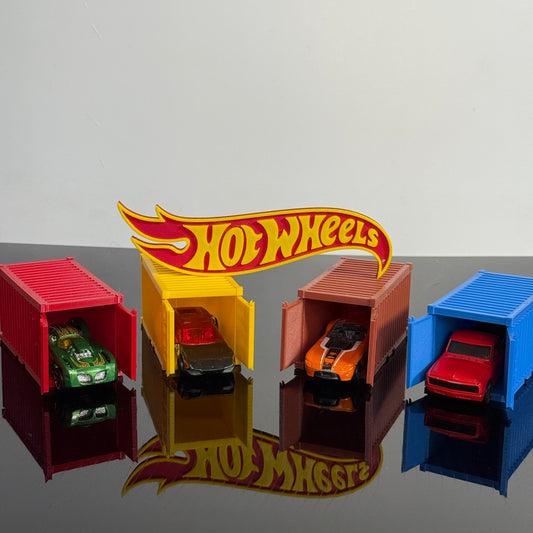 3D Printed Hot Wheels / Matchbox Shipping Containers | Hexentrix 3D