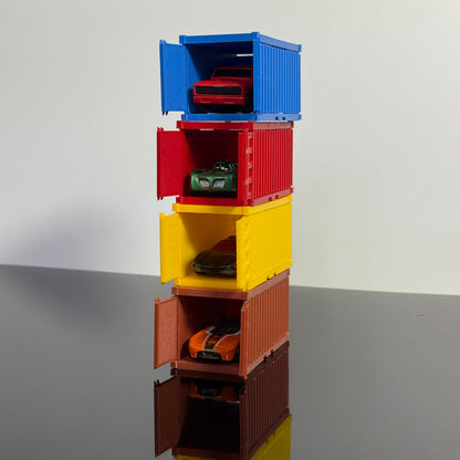 3D Printed Hot Wheels / Matchbox Shipping Containers | Hexentrix 3D