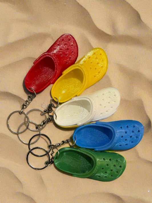 3D Printed Crocs Keychain (Set of 5)
