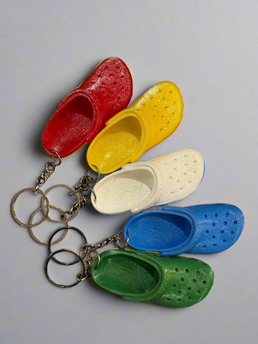3D Printed Crocs Keychain (Set of 5)