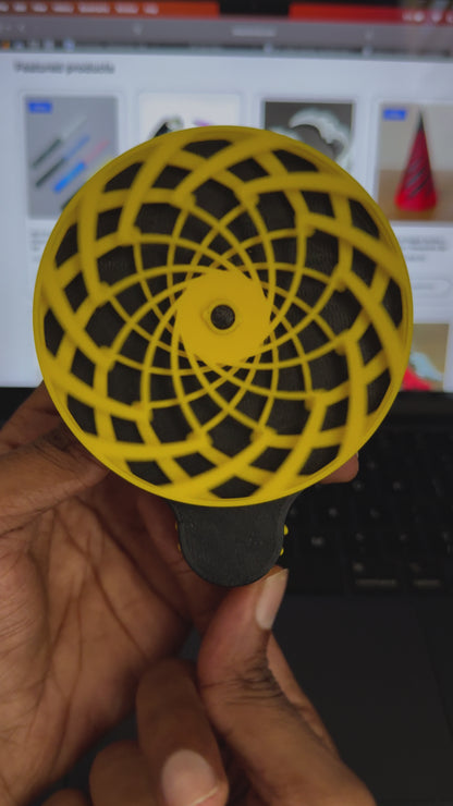 Kinetic Fidget Toy | Hypnotic Stress Relief Toy | Hexentrix 3D