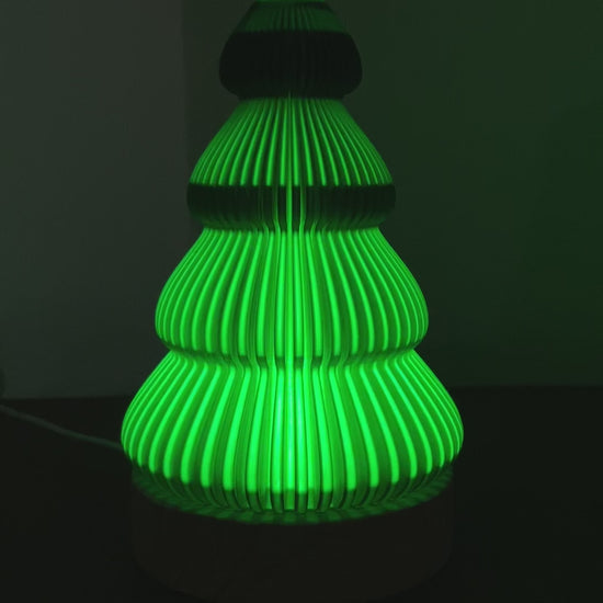 Christmas tree lamp video