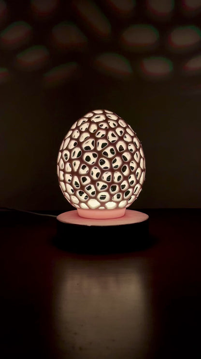 3D Printed Multi-Colored LED Tea Light Lamp + Remote | Hexentrix 3D